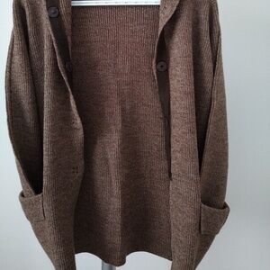 2 way collar Japanese brand sweater